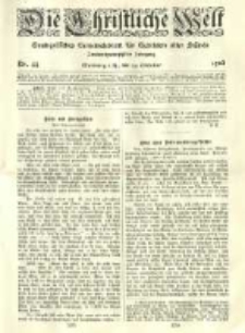 Die Christliche Welt: evangelisches Gemeindeblatt für Gebildete aller Stände. 1908.10.29 Jg.22 Nr.44