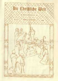 Die Christliche Welt: evangelisches Gemeindeblatt f&uuml;r Gebildete aller St&auml;nde. 1908.12.24 Jg.22 Nr.52