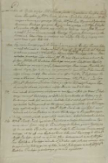 Punkta do ugody między JW Imć Panem Janem Chryzostomem Kraiewskim kasztelanem raciązkim y JW Im Panem Jackiem Ogrodzkim sekretarzem w. koronnym imieniem y z wyrażnego Komissu JWgo Imci Pana Woyciecha Kluszewskiego kasztelana bieckiego czyniącemi przyiaciołami z iedney, a W-ym Im Pm Józefem Miączyńskim starostą łosickim przy zachodzącey madjacyi innych JW przyiacioł w zaszłych podczas niedawno przeszłey rewolucyi krajowey interwencyach y okolicznościach, które strony za umorzone mieć między sobą chcą, y pragną umowione. Dnia 9 9bris roku 1774