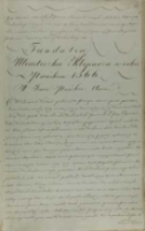 Fundatia miasteczka Kleparza w roku pańskim 1366