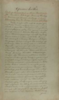 Opisanie krótkie okrutnego krwie rozlania w mieście dziedzicznem J Mci Stanisława Potockiego wojewody ruskiego w Humaniu czyli Umaniu zdziałanego od Czerni Ukraińskiej dznia 20 miesiąca czerwca roku 1768 roku