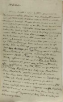 List Malinowskiego do Jana Tarnowskiego