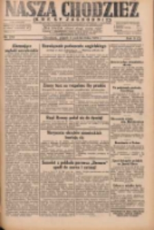 Nasza Chodzież: dziennik poświęcony obronie interesów narodowych na zachodnich ziemiach Polski 1931.10.09 R.9(2) Nr233