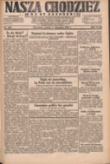 Nasza Chodzież: dziennik poświęcony obronie interesów narodowych na zachodnich ziemiach Polski 1931.11.03 R.9(2) Nr254