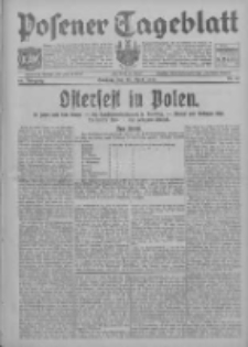 Posener Tageblatt 1930.04.20 Jg.69 Nr92
