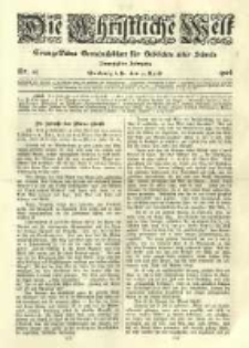Die Christliche Welt: evangelisches Gemeindeblatt f&uuml;r Gebildete aller St&auml;nde. 1906.04.05 Jg.20 Nr.14