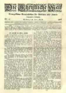 Die Christliche Welt: evangelisches Gemeindeblatt für Gebildete aller Stände. 1906.04.05 Jg.20 Nr.14