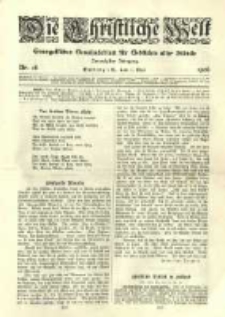 Die Christliche Welt: evangelisches Gemeindeblatt f&uuml;r Gebildete aller St&auml;nde. 1906.05.03 Jg.20 Nr.18