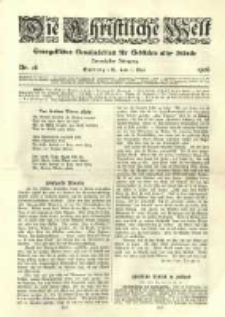 Die Christliche Welt: evangelisches Gemeindeblatt für Gebildete aller Stände. 1906.05.03 Jg.20 Nr.18