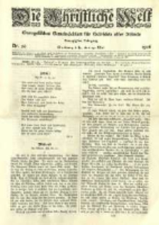 Die Christliche Welt: evangelisches Gemeindeblatt f&uuml;r Gebildete aller St&auml;nde. 1906.05.17 Jg.20 Nr.20