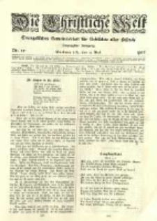 Die Christliche Welt: evangelisches Gemeindeblatt f&uuml;r Gebildete aller St&auml;nde. 1906.05.31 Jg.20 Nr.22