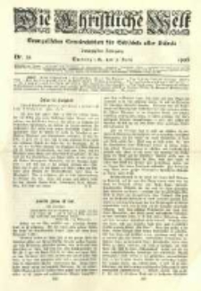 Die Christliche Welt: evangelisches Gemeindeblatt f&uuml;r Gebildete aller St&auml;nde. 1906.06.07 Jg.20 Nr.23