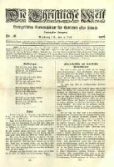 Die Christliche Welt: evangelisches Gemeindeblatt f&uuml;r Gebildete aller St&auml;nde. 1906.07.12 Jg.20 Nr.28