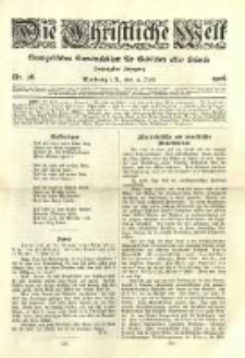 Die Christliche Welt: evangelisches Gemeindeblatt für Gebildete aller Stände. 1906.07.12 Jg.20 Nr.28