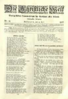 Die Christliche Welt: evangelisches Gemeindeblatt f&uuml;r Gebildete aller St&auml;nde. 1906.07.19 Jg.20 Nr.29