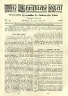Die Christliche Welt: evangelisches Gemeindeblatt f&uuml;r Gebildete aller St&auml;nde. 1906.08.30 Jg.20 Nr.35