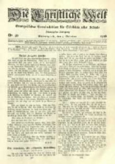 Die Christliche Welt: evangelisches Gemeindeblatt f&uuml;r Gebildete aller St&auml;nde. 1906.10.04 Jg.20 Nr.40