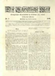 Die Christliche Welt: evangelisches Gemeindeblatt für Gebildete aller Stände. 1902.01.23 Jg.16 Nr.4