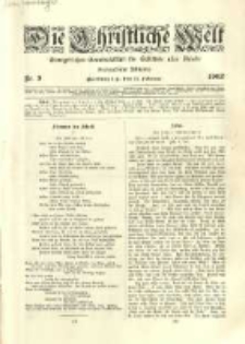 Die Christliche Welt: evangelisches Gemeindeblatt f&uuml;r Gebildete aller St&auml;nde. 1902.02.27 Jg.16 Nr.9