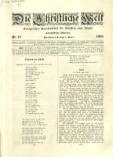 Die Christliche Welt: evangelisches Gemeindeblatt für Gebildete aller Stände. 1902.03.06 Jg.16 Nr.10