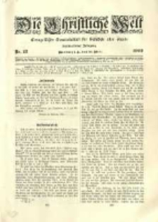 Die Christliche Welt: evangelisches Gemeindeblatt für Gebildete aller Stände. 1902.03.20 Jg.16 Nr.12