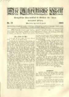 Die Christliche Welt: evangelisches Gemeindeblatt für Gebildete aller Stände. 1902.04.10 Jg.16 Nr.15