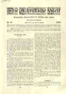 Die Christliche Welt: evangelisches Gemeindeblatt für Gebildete aller Stände. 1902.04.24 Jg.16 Nr.17
