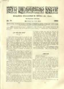 Die Christliche Welt: evangelisches Gemeindeblatt für Gebildete aller Stände. 1902.05.01 Jg.16 Nr.18