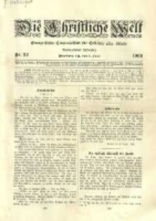 Die Christliche Welt: evangelisches Gemeindeblatt f&uuml;r Gebildete aller St&auml;nde. 1902.06.05 Jg.16 Nr.23