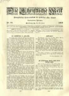 Die Christliche Welt: evangelisches Gemeindeblatt für Gebildete aller Stände. 1902.06.12 Jg.16 Nr.24