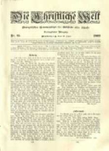 Die Christliche Welt: evangelisches Gemeindeblatt f&uuml;r Gebildete aller St&auml;nde. 1902.06.19 Jg.16 Nr.25