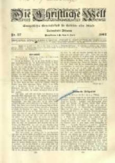 Die Christliche Welt: evangelisches Gemeindeblatt f&uuml;r Gebildete aller St&auml;nde. 1902.07.03 Jg.16 Nr.27