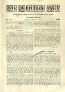 Die Christliche Welt: evangelisches Gemeindeblatt für Gebildete aller Stände. 1902.07.03 Jg.16 Nr.27