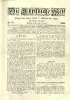 Die Christliche Welt: evangelisches Gemeindeblatt f&uuml;r Gebildete aller St&auml;nde. 1902.08.21 Jg.16 Nr.34