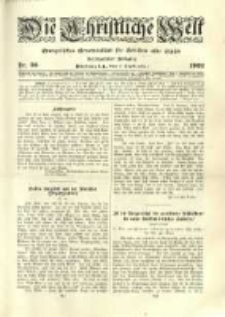 Die Christliche Welt: evangelisches Gemeindeblatt f&uuml;r Gebildete aller St&auml;nde. 1902.09.04 Jg.16 Nr.36