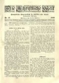 Die Christliche Welt: evangelisches Gemeindeblatt f&uuml;r Gebildete aller St&auml;nde. 1902.10.23 Jg.16 Nr.43
