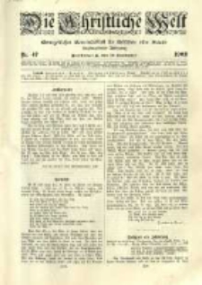 Die Christliche Welt: evangelisches Gemeindeblatt für Gebildete aller Stände. 1902.11.20 Jg.16 Nr.47
