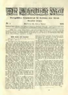 Die Christliche Welt: evangelisches Gemeindeblatt f&uuml;r Gebildete aller St&auml;nde. 1905.01.12 Jg.19 Nr.2