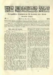 Die Christliche Welt: evangelisches Gemeindeblatt für Gebildete aller Stände. 1905.01.12 Jg.19 Nr.2