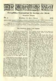 Die Christliche Welt: evangelisches Gemeindeblatt für Gebildete aller Stände. 1905.02.02 Jg.19 Nr.5