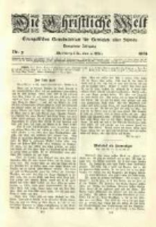 Die Christliche Welt: evangelisches Gemeindeblatt f&uuml;r Gebildete aller St&auml;nde. 1905.03.02 Jg.19 Nr.9