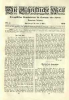 Die Christliche Welt: evangelisches Gemeindeblatt für Gebildete aller Stände. 1905.03.02 Jg.19 Nr.9