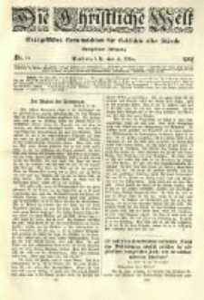 Die Christliche Welt: evangelisches Gemeindeblatt f&uuml;r Gebildete aller St&auml;nde. 1905.03.16 Jg.19 Nr.11