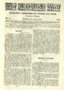 Die Christliche Welt: evangelisches Gemeindeblatt f&uuml;r Gebildete aller St&auml;nde. 1905.03.25 Jg.19 Nr.12