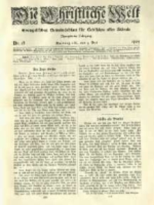 Die Christliche Welt: evangelisches Gemeindeblatt für Gebildete aller Stände. 1905.05.04 Jg.19 Nr.18