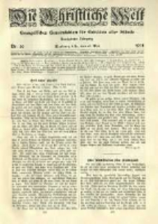 Die Christliche Welt: evangelisches Gemeindeblatt für Gebildete aller Stände. 1905.05.18 Jg.19 Nr.20