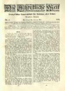 Die Christliche Welt: evangelisches Gemeindeblatt für Gebildete aller Stände. 1905.05.25 Jg.19 Nr.21