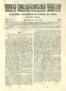 Die Christliche Welt: evangelisches Gemeindeblatt f&uuml;r Gebildete aller St&auml;nde. 1905.06.01 Jg.19 Nr.22
