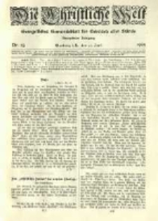 Die Christliche Welt: evangelisches Gemeindeblatt für Gebildete aller Stände. 1905.06.22 Jg.19 Nr.25