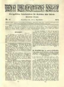 Die Christliche Welt: evangelisches Gemeindeblatt f&uuml;r Gebildete aller St&auml;nde. 1905.09.07 Jg.19 Nr.36